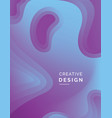abstract color 3d paper art vector image vector image
