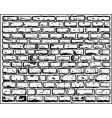 brick wall vector image vector image