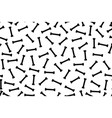 pattern of bone for dog seamless bones vector image vector image