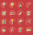 flat concept set modern design with shadow vector image vector image