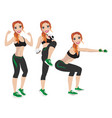 Female athlete black logo woman training Vector Image