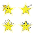 little stars vector image