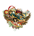 music vector image vector image