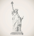 united states or statue of liberty vector image vector image