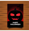 hallowin card vector image