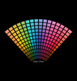 color chart designer tool texture pattern palette vector image vector image