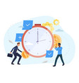 people investing money in watch vector image