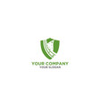 cleaning star shield logo design vector image