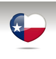 love new mexico state symbol heart flag icon vector image vector image