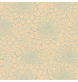 seamless pattern with hand-drawn flowers vector image vector image