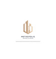 building logo concept with creative unique style vector image
