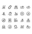 line icon set vector image