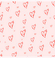 valentines day seamless pattern vector image