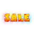 fall sale typography vector image vector image