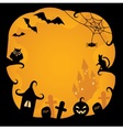 halloween background vector image vector image