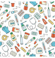 meds drugs pills bottles and health care vector image