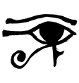 Egyptian eye Ra Royalty Free Vector Image - VectorStock