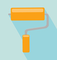 paint roller icon vector image vector image