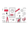 business team project management objectives vector image vector image