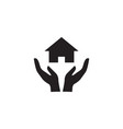home care icon design template isolated vector image vector image