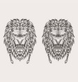 lion hand draw vector image vector image