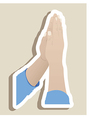 religious person prayer to god vector image