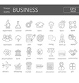 business icons concept vector image