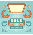 retro american 1950s sign design elements set vector image
