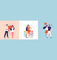 love date design concept vector image
