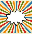 sunburst style abstract background vector image