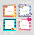 decoration template frames vector image