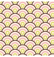 abstract seamless pattern simple waves vector image vector image