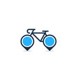 point bike logo icon design vector image