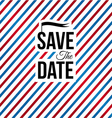 save the date for personal holiday vector image vector image