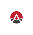letter a symbol vector image