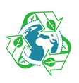 recycle concept environment vector image