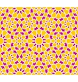 seamless purple yellow islamic outline star vector image
