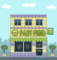 facade cafe vector image