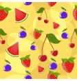 berries background vector image
