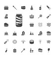 celebrate icons vector image vector image