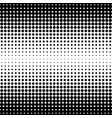 abstract halftone seamless border vector image