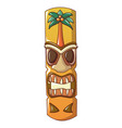 hawaii idol icon cartoon style vector image
