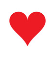 playing cards heart vector image