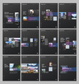 creative brochure templates with colorful gradient vector image vector image