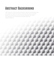 abstract geometric background white glass cubes vector image
