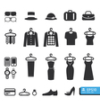 clothing store icon vector image