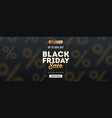 black friday sale type design vector image vector image