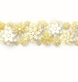 merry christmas and happy new year banner vector image vector image