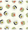 sushi seamless pattern vector image