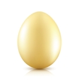 golden egg icon vector image vector image